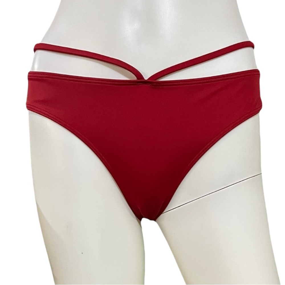 Adore Me Crimson Red Bikini Bottom, L